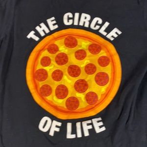 The Circle of Life Pizza T-Shirt S